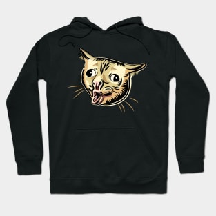 Coughing Cat Meme Hoodie